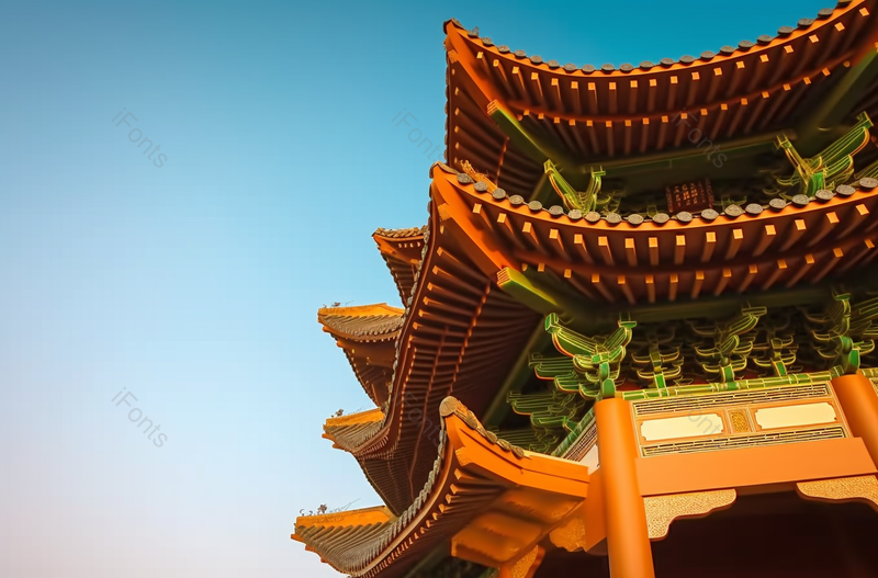武汉黄鹤楼檐口的近景中国传统建筑楼阁屋檐局部实拍图像实拍摄影,高清,摄影图,摄影图片,图片大全,摄影图免费下载